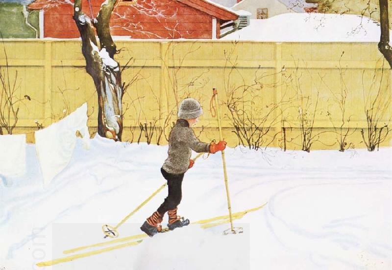 Carl Larsson The Falun Yard China oil painting art